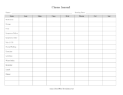 Chemo Record LibreOffice Template